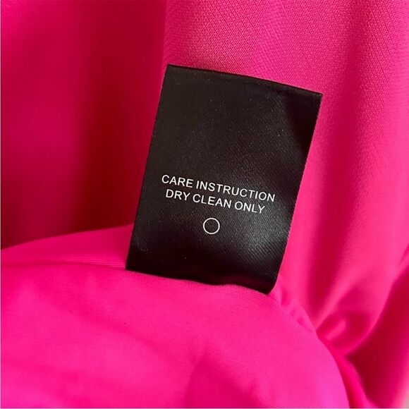 Camila Coelho Imani Mini Long Sleeve Cutout Dress in Fuschia | Size M - Picture 4 of 10